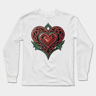 A Celtic Heart Long Sleeve T-Shirt